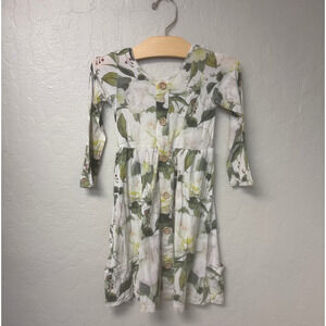 $23 ADD ON bums & roses floral dress hanna andersson mini boden kate quinn zara